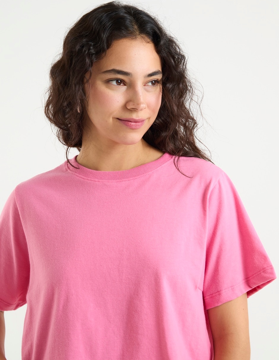 Playera manga corta That's It cuello redondo para mujer