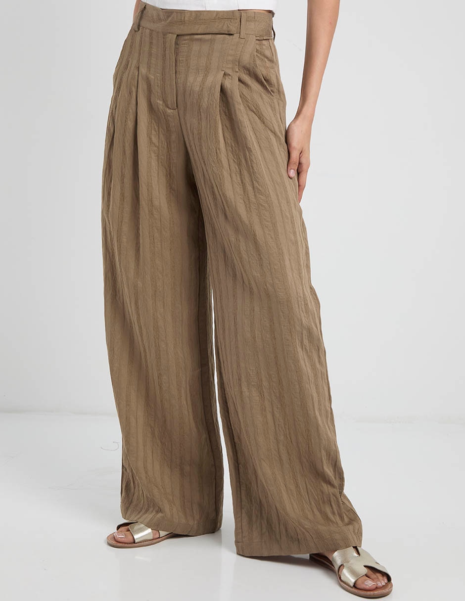 Pantalón relaxed wide leg para mujer