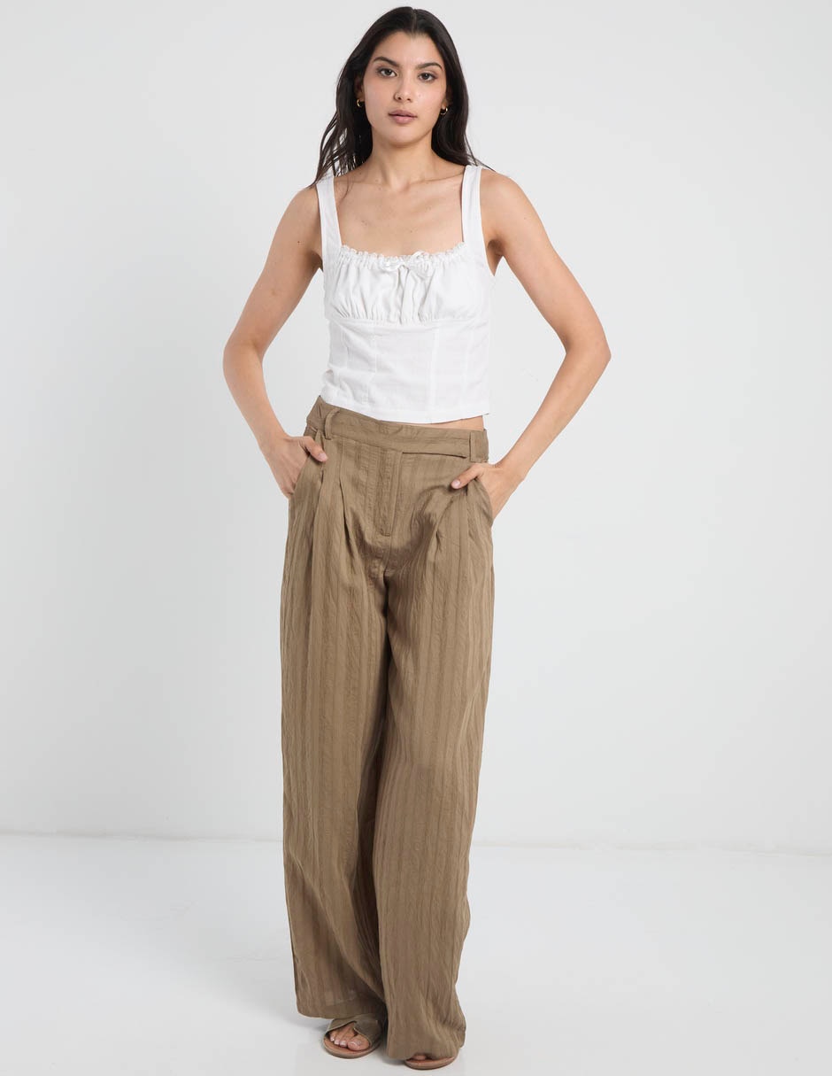 Pantalón relaxed wide leg para mujer 4