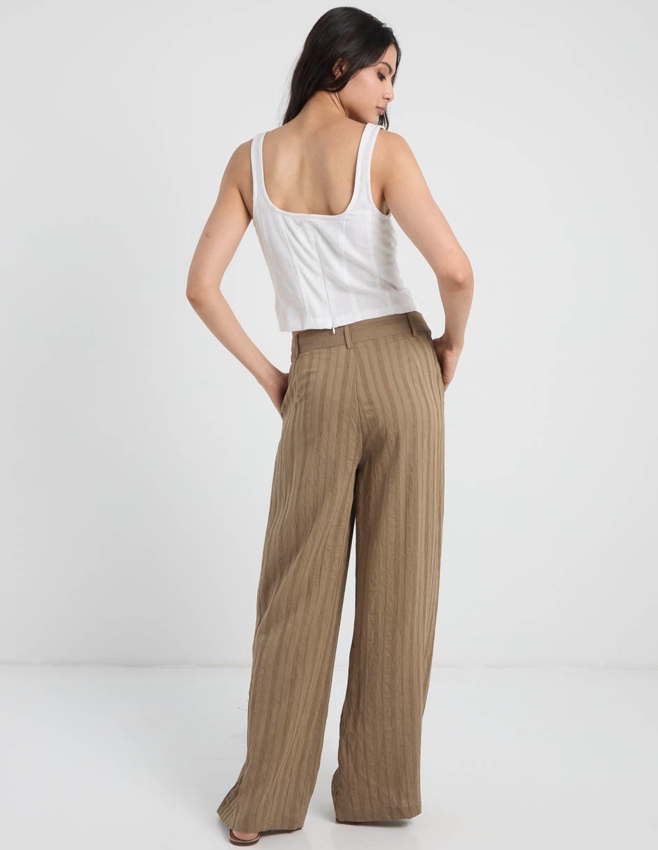 Pantalón relaxed wide leg para mujer 6