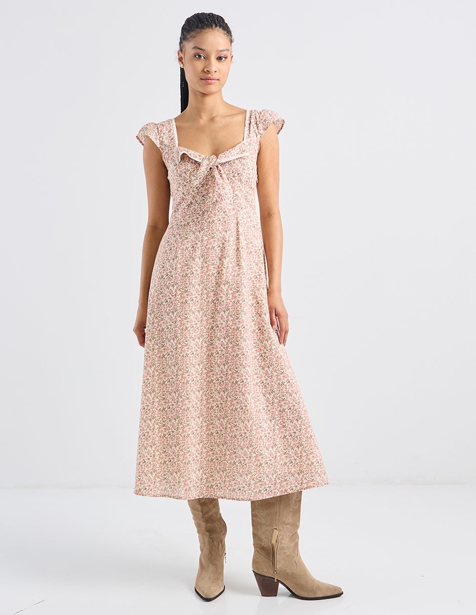 Vestido midi casual para mujer Vestido midi casual para mujer