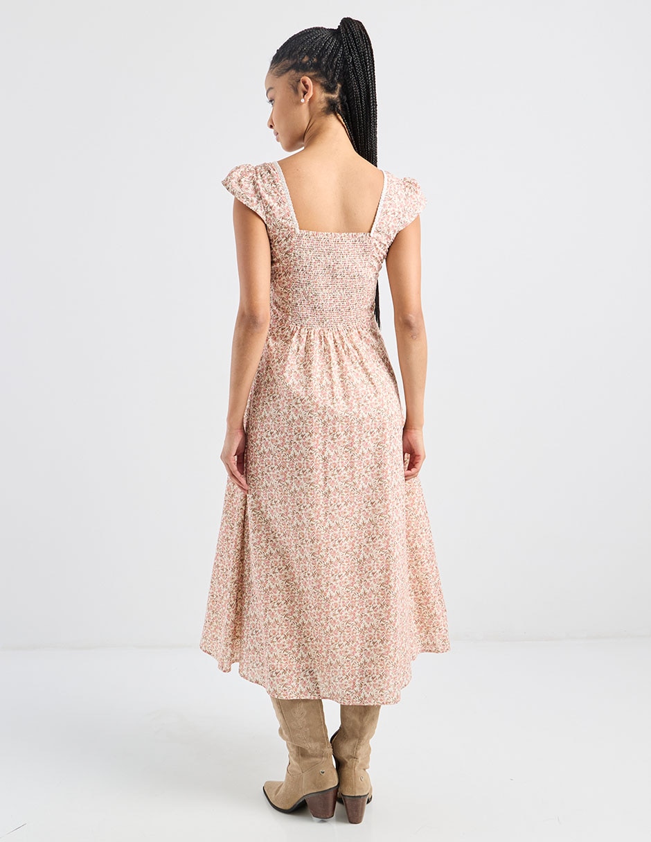 Vestido midi casual para mujer