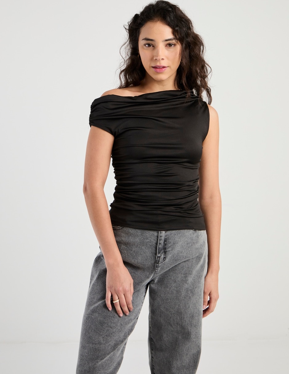 Blusa manga corta para mujer 1