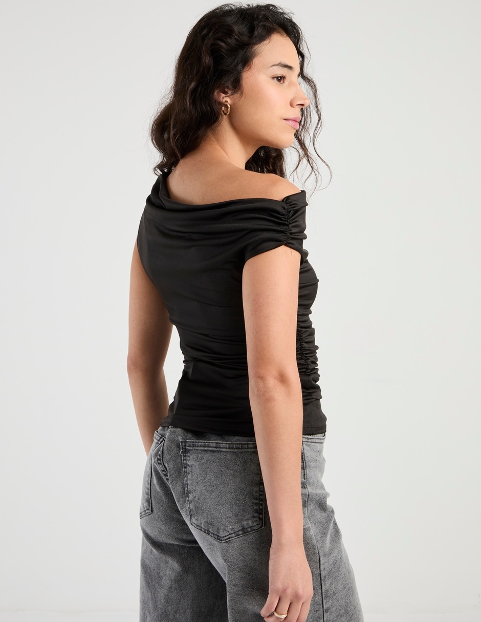 Blusa manga corta para mujer 6