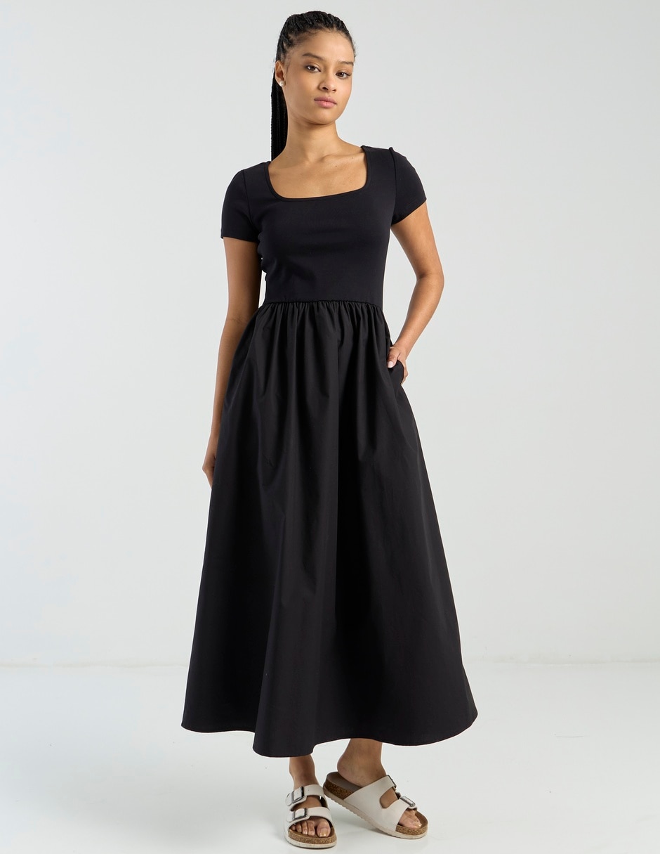 Vestido crop casual para mujer