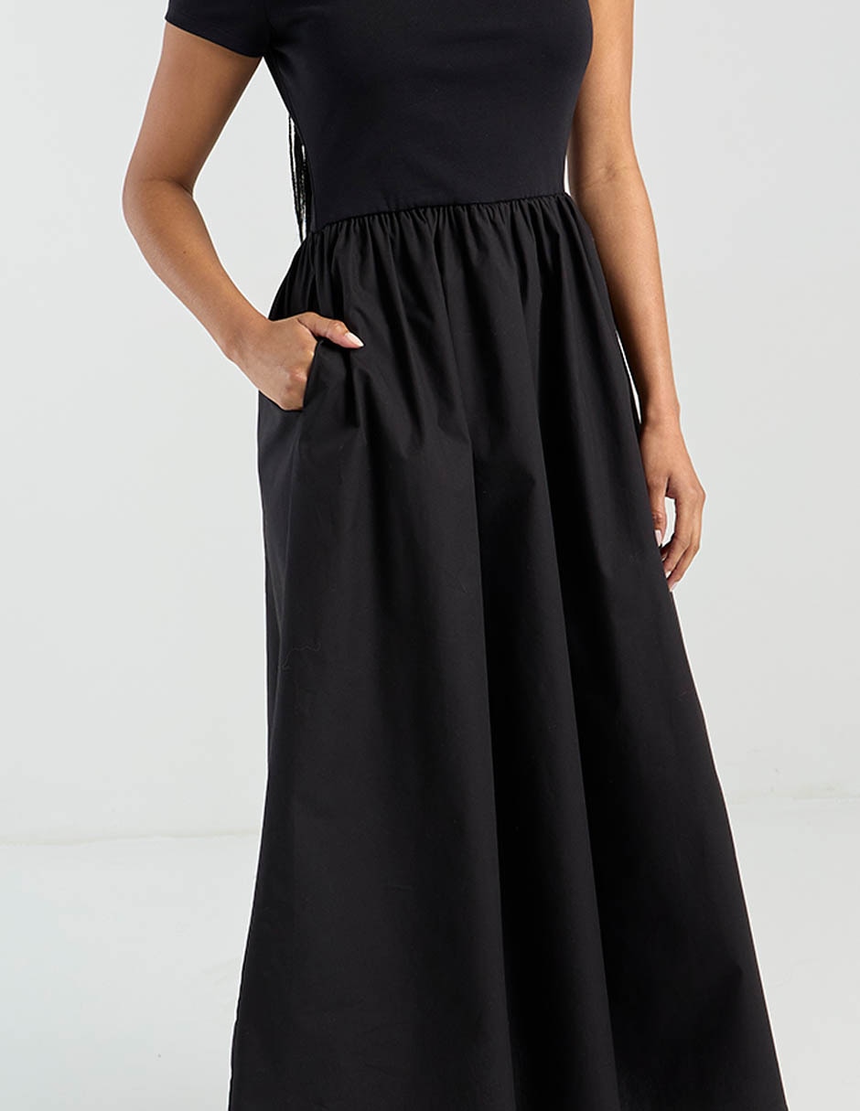Vestido crop casual para mujer