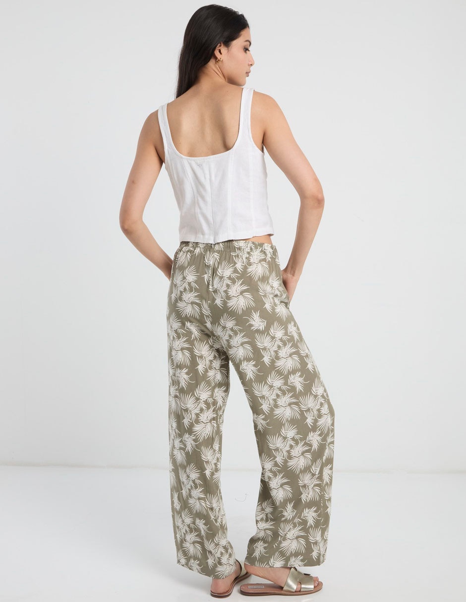 Pantalón relaxed flare para mujer 11