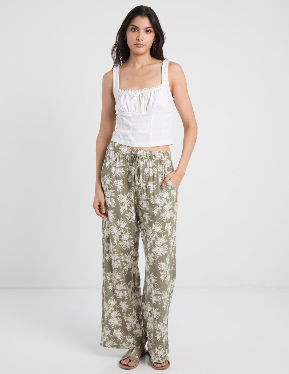 Pantalón relaxed amplio para mujer 7