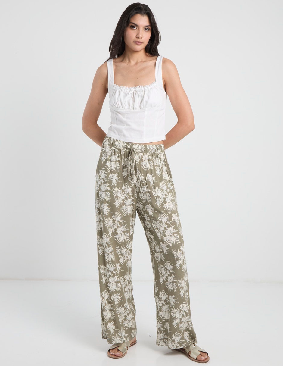 Pantalón relaxed amplio para mujer 8