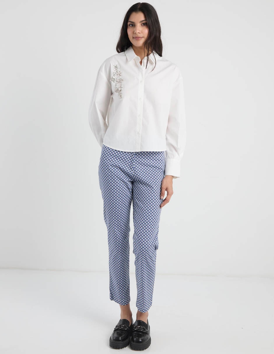 Pantalón chino slim para mujer 2