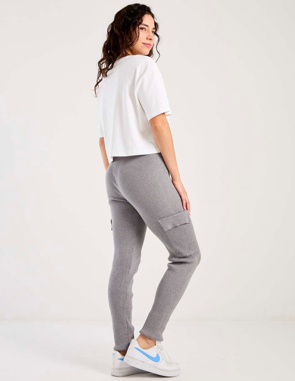 Pantalón cargo regular para mujer 5