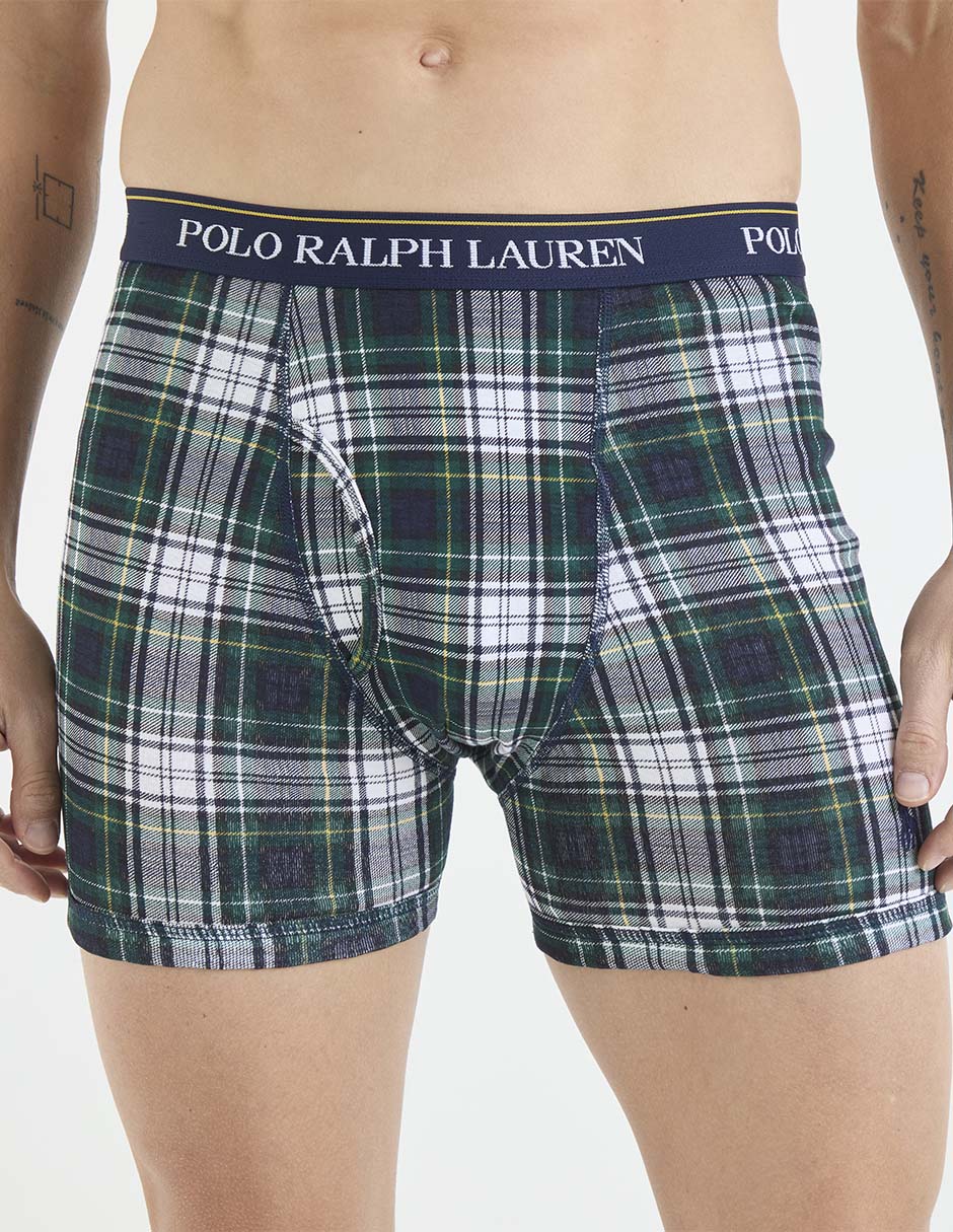 Set bóxer brief Polo Ralph Lauren de algodón para hombre 3 piezas