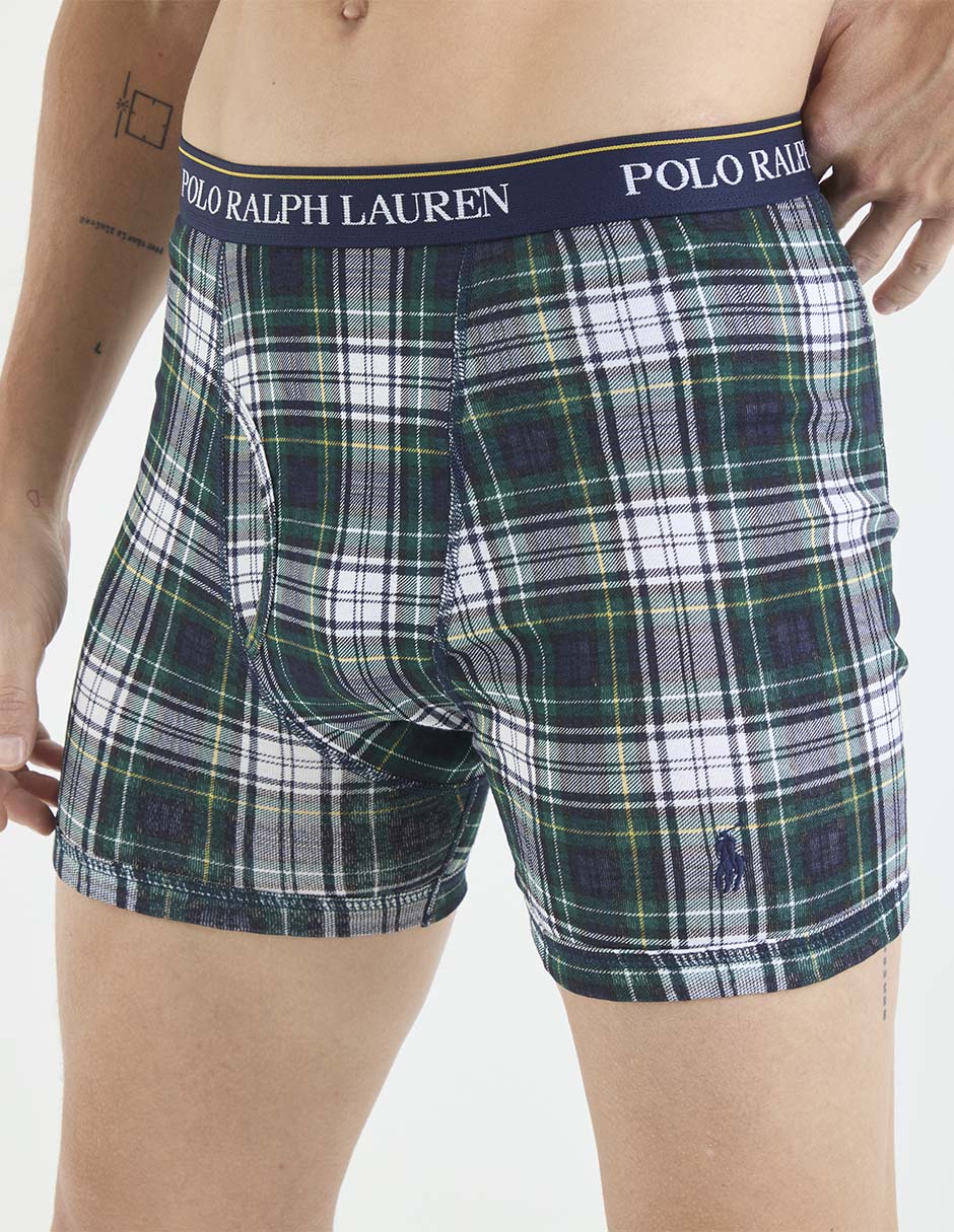 Set bóxer brief Polo Ralph Lauren de algodón para hombre 3 piezas