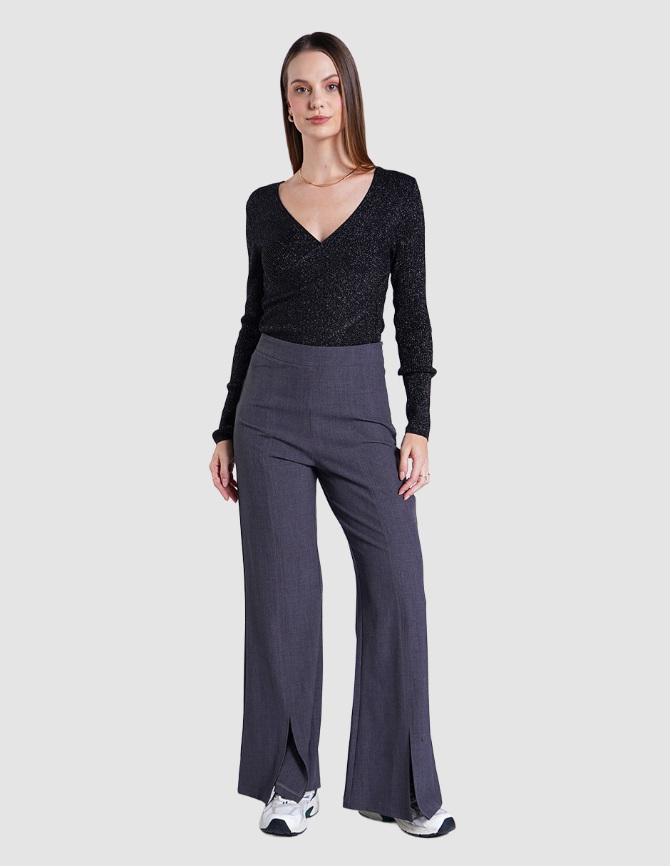 Pantalón flare Salsa regular para mujer