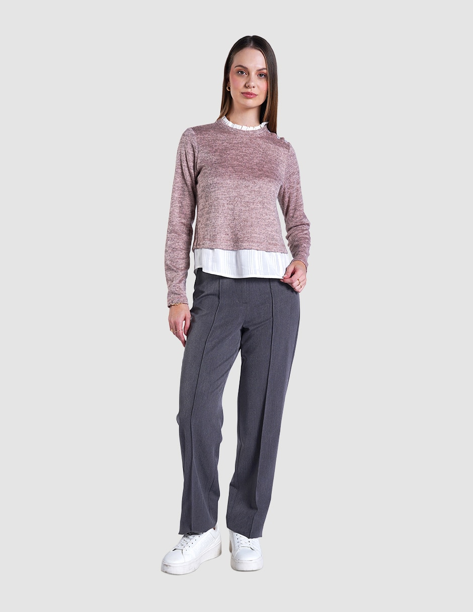 Suéter Salsa cuello alto para mujer