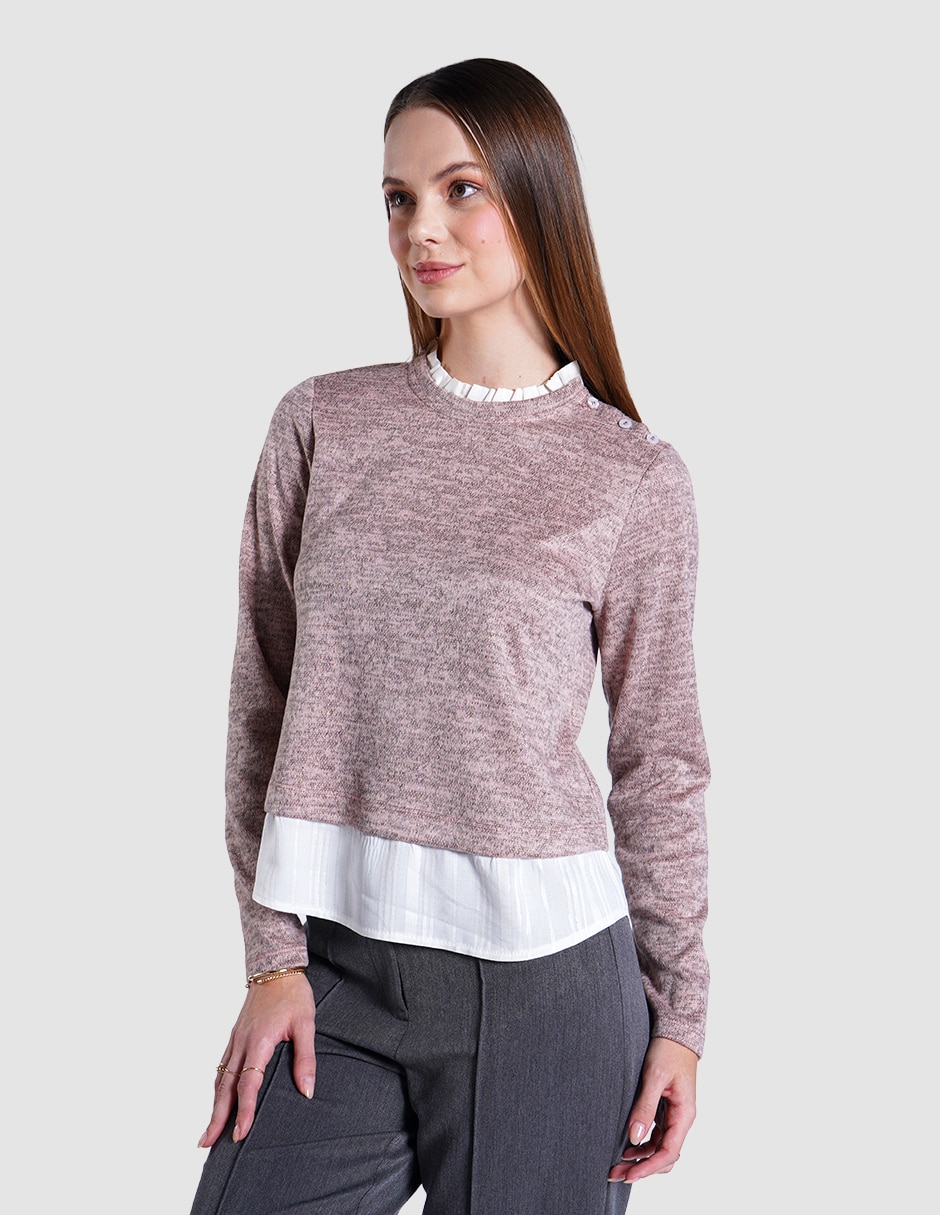Suéter Salsa cuello alto para mujer