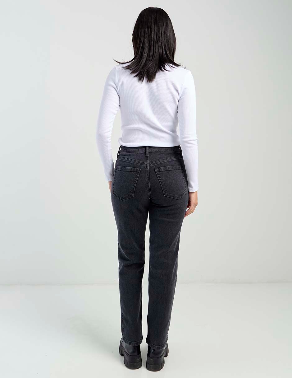 Jeans straight para mujer 6