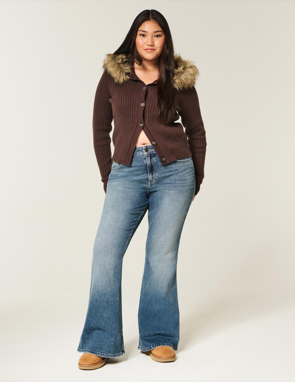 Jeans flare ki355-5838-278 para mujer 2