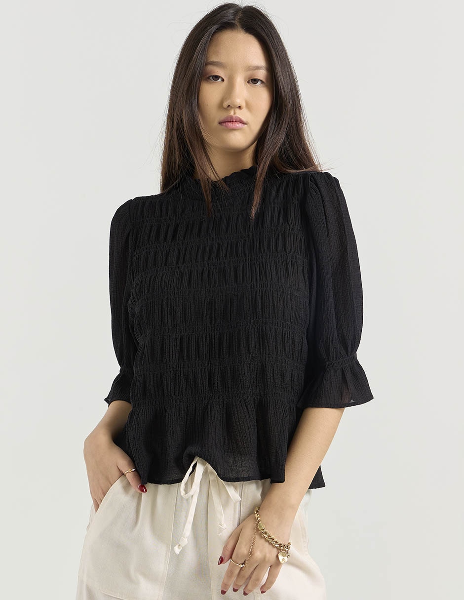 Blusa American Eagle manga larga para mujer