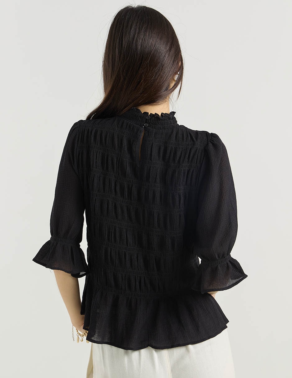 Blusa American Eagle manga larga para mujer