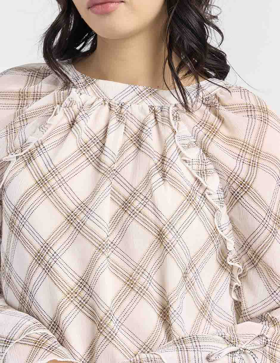 Blusa American Eagle manga larga para mujer