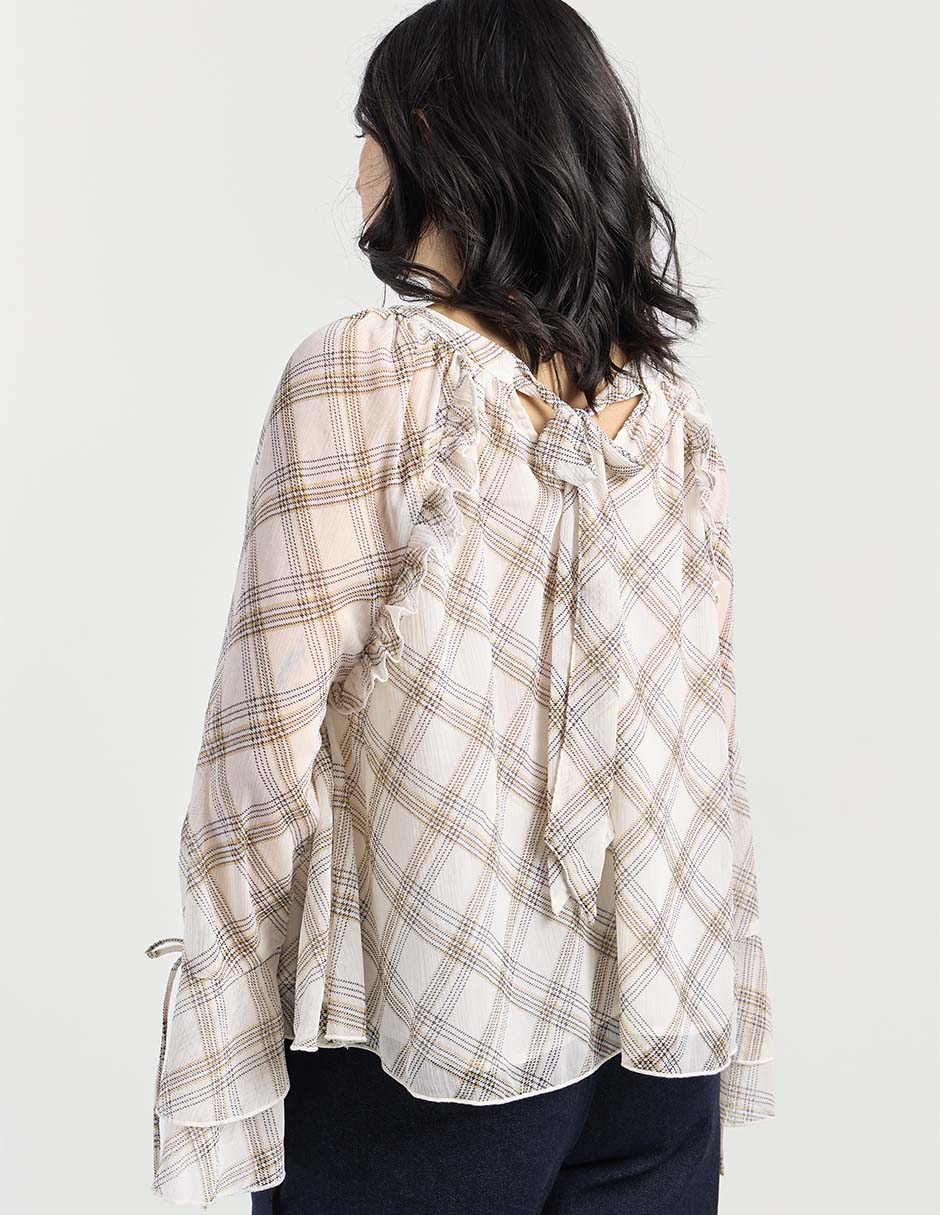 Blusa American Eagle manga larga para mujer