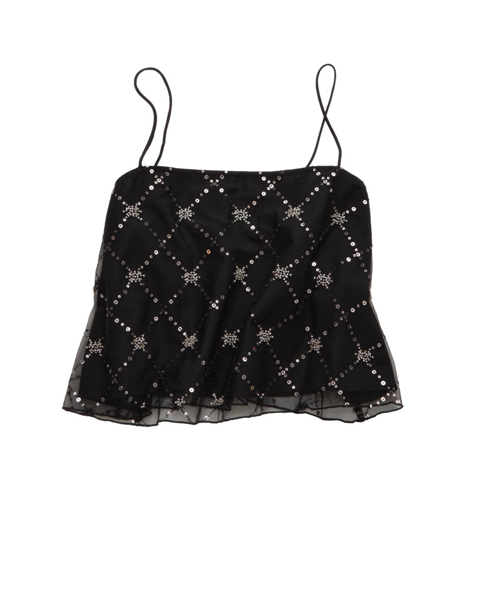 Top American Eagle escote espalda abierta tirante delgado