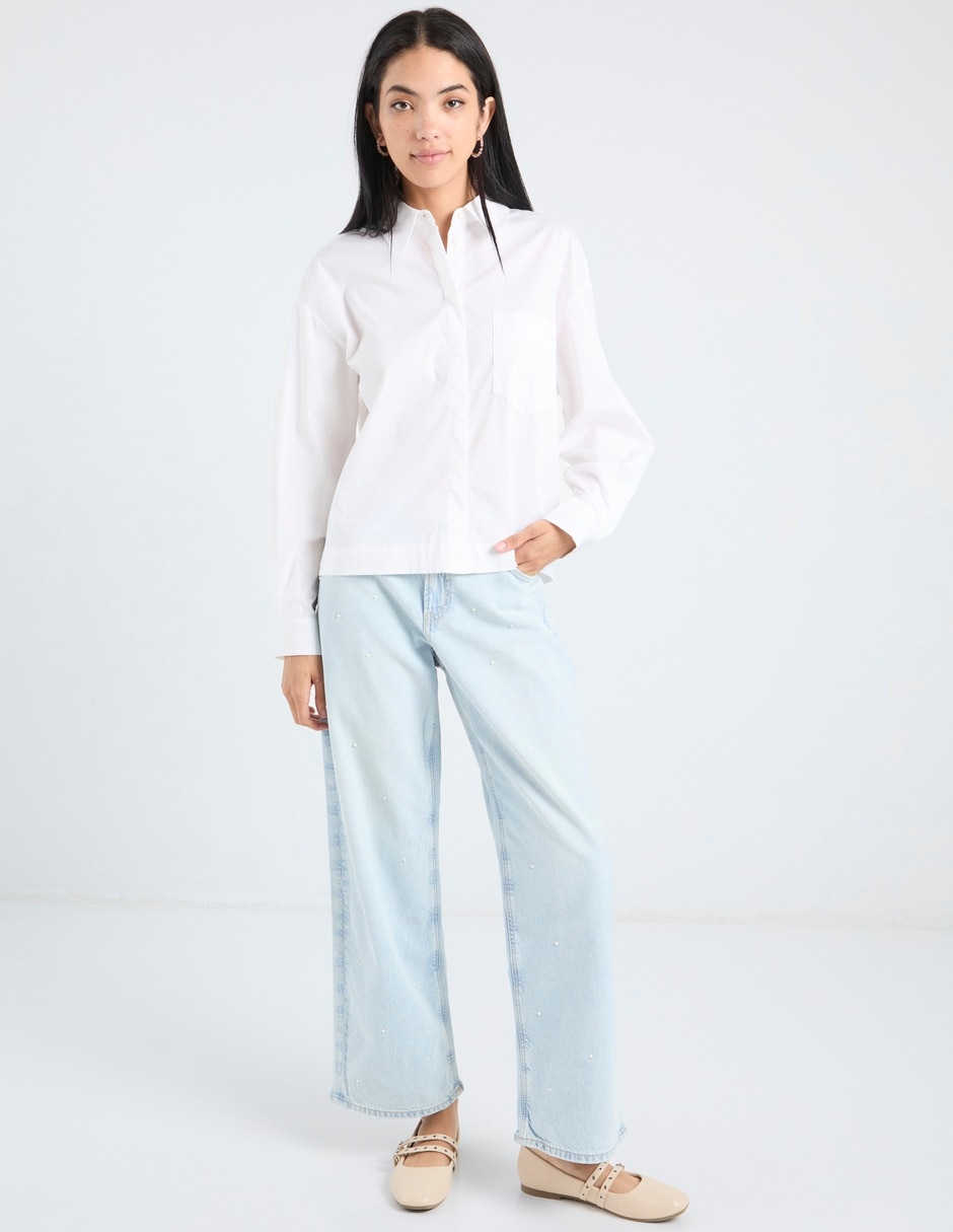 Jeans amplio para mujer 2