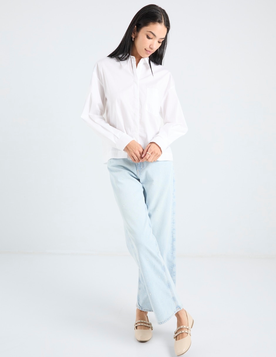 Jeans amplio para mujer 3