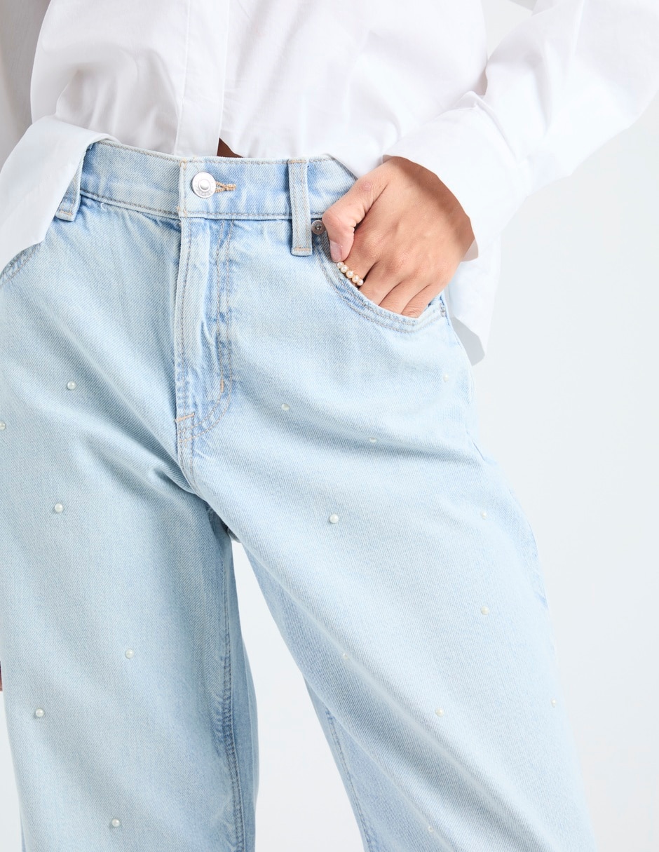 Jeans amplio para mujer 4