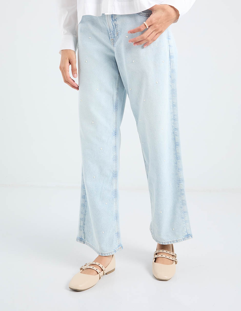 Jeans amplio para mujer