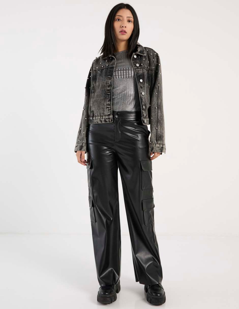 Pantalón cargo regular para mujer