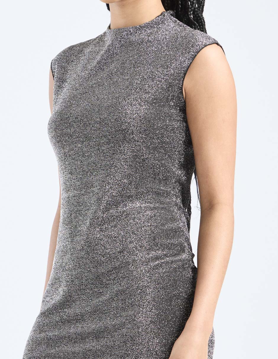 Vestido midi formal para mujer