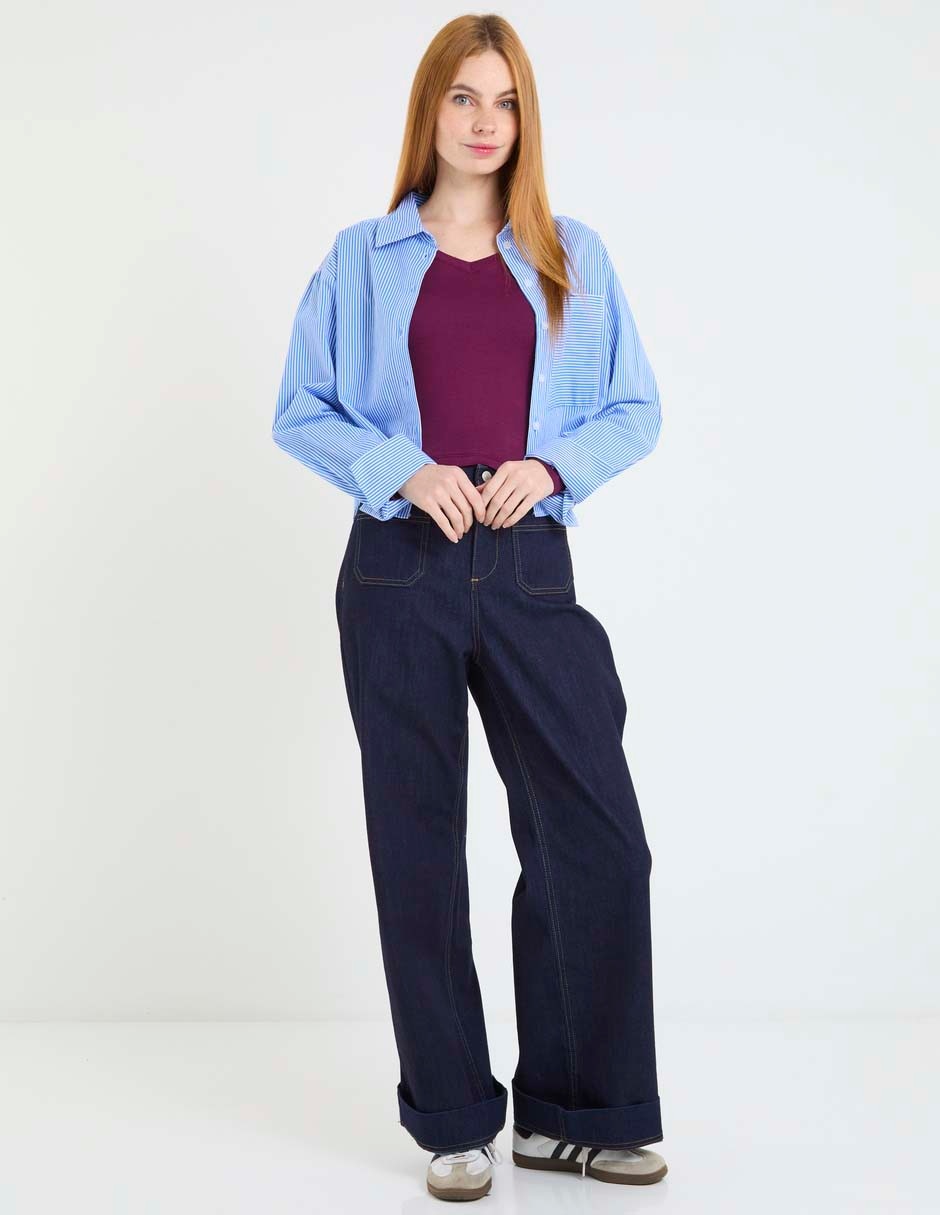 Blusa manga larga para mujer 6