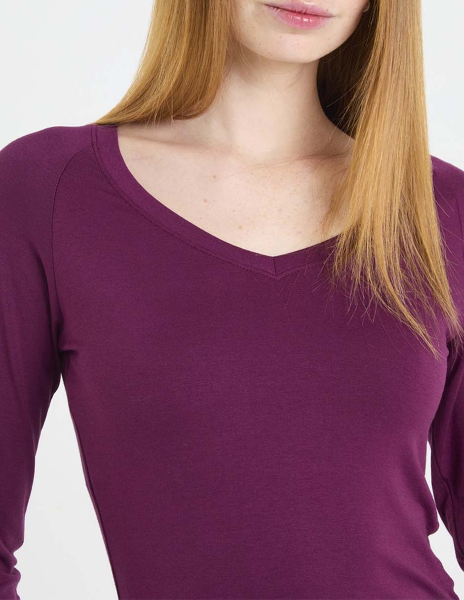 Blusa manga larga para mujer 7