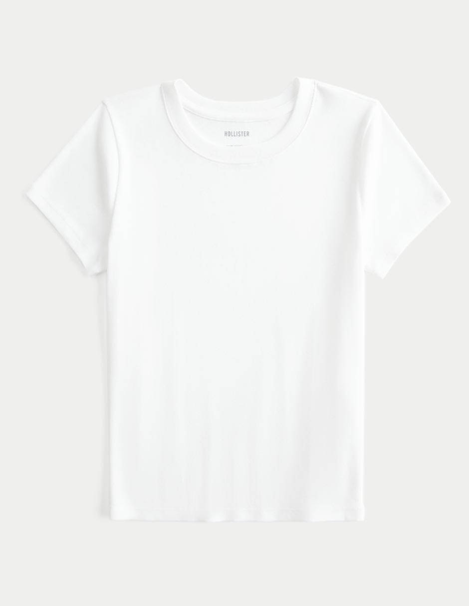 Playera manga corta cuello redondo para mujer Playera manga corta cuello redondo para mujer