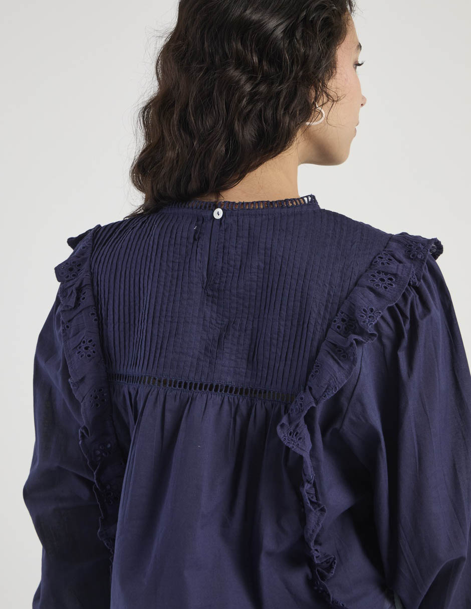 Blusa manga larga para mujer 5
