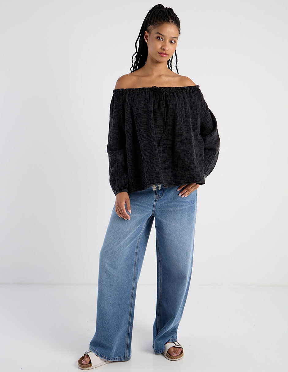 Blusa manga larga para mujer 3