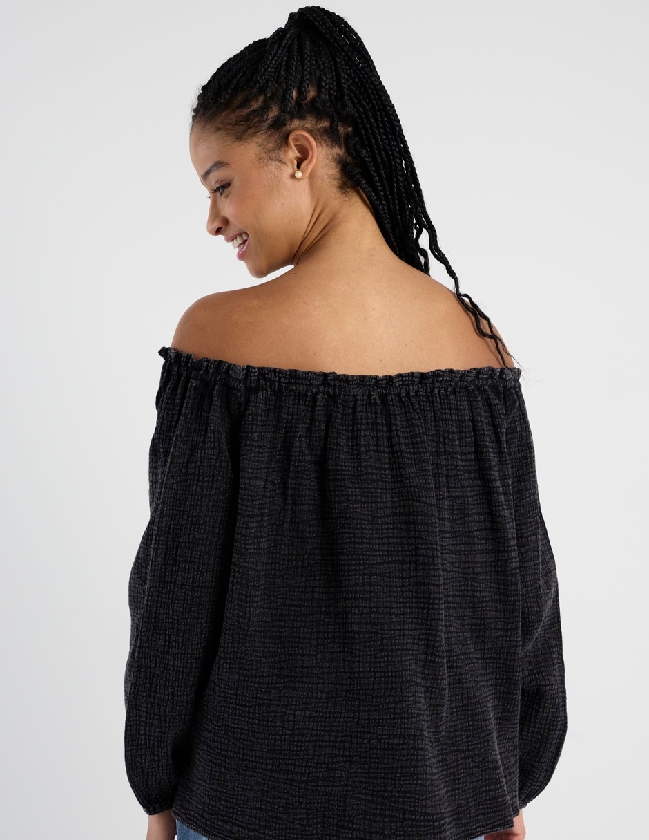 Blusa manga larga para mujer 6