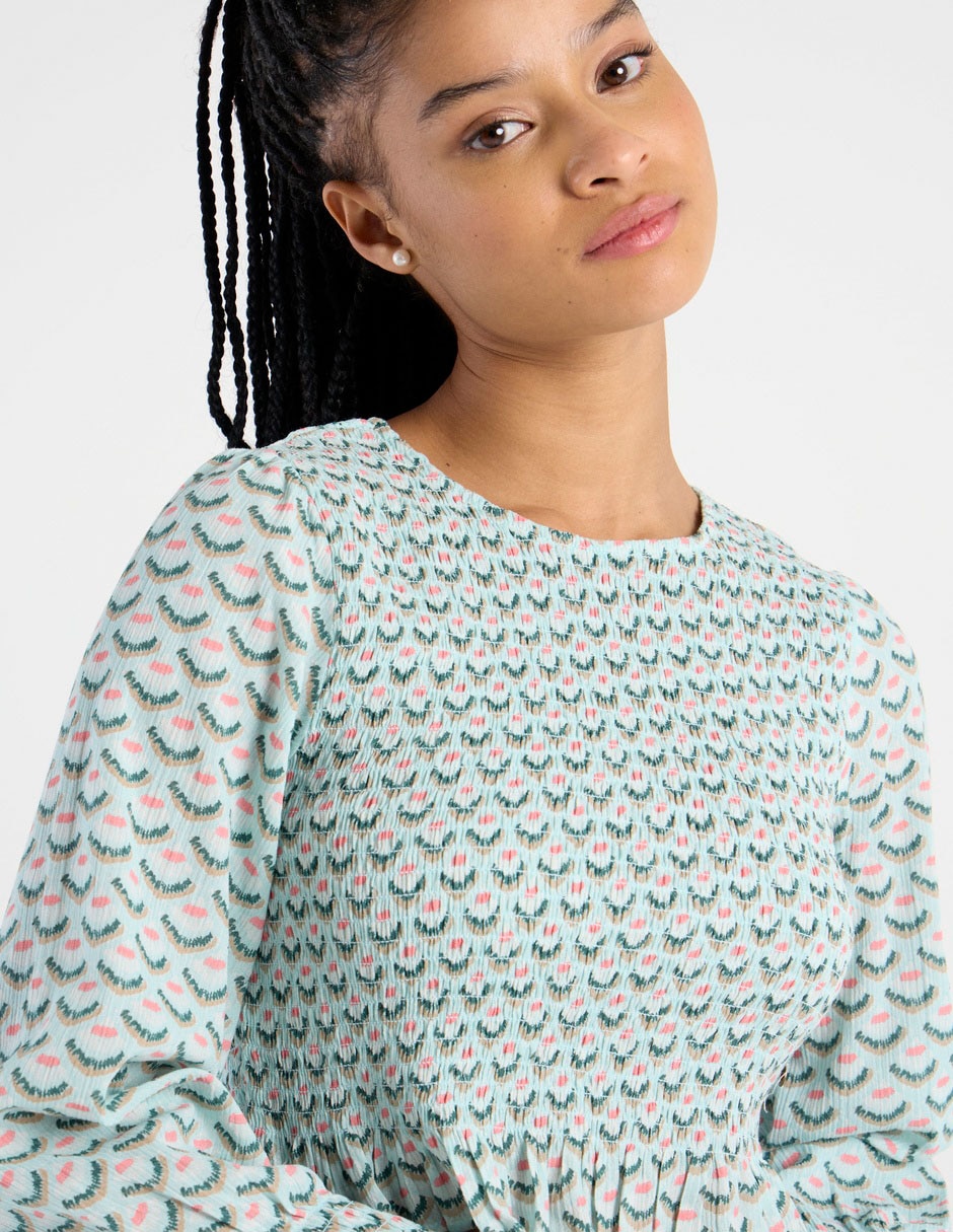 Blusa El Pulpo manga larga para mujer