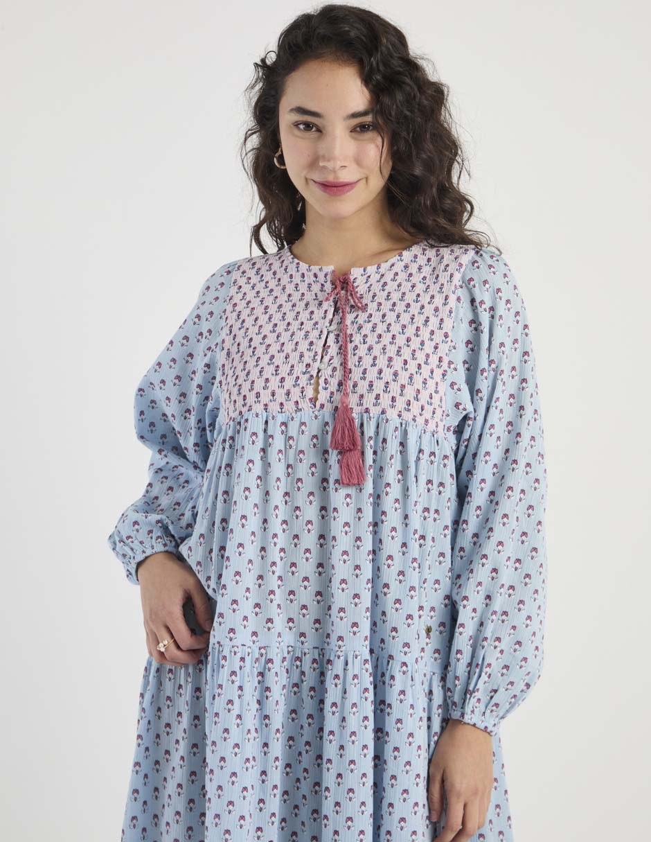 Vestido largo casual para mujer