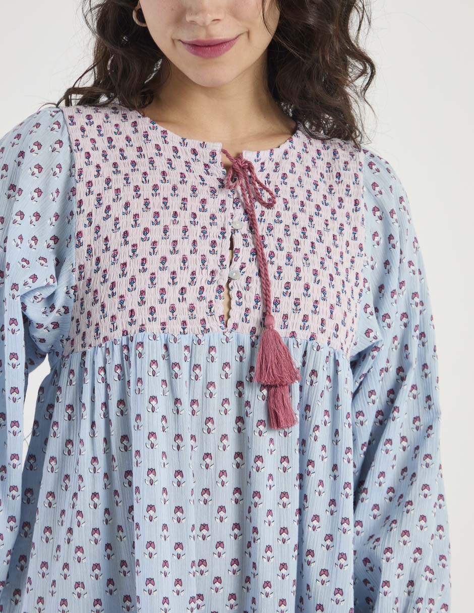 Vestido largo casual para mujer