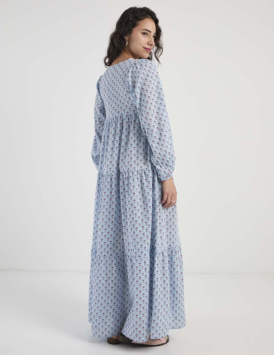 Vestido largo casual para mujer