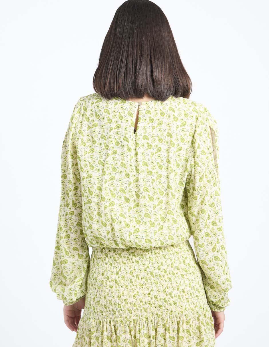 Blusa El Pulpo manga larga para mujer