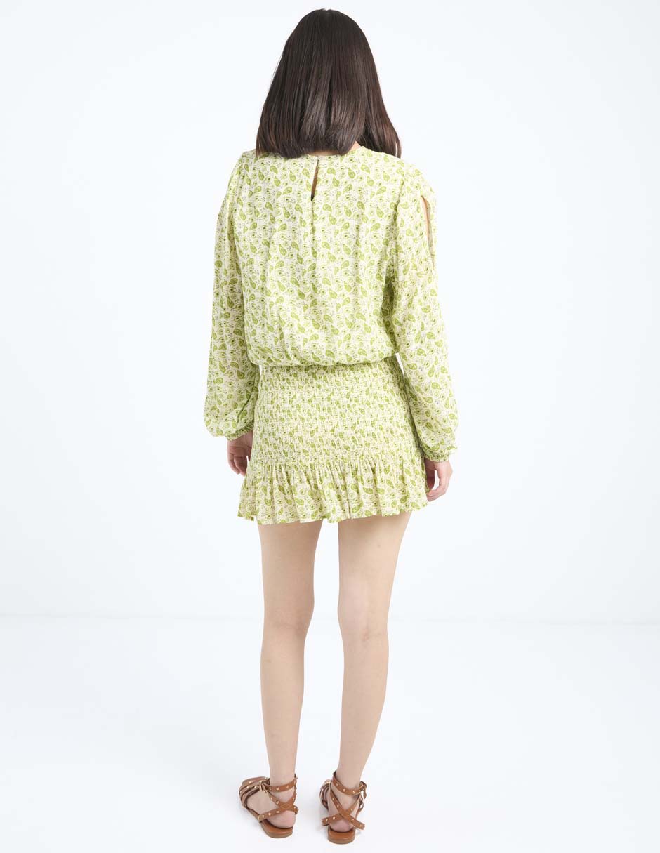 Falda mini a la cintura 6