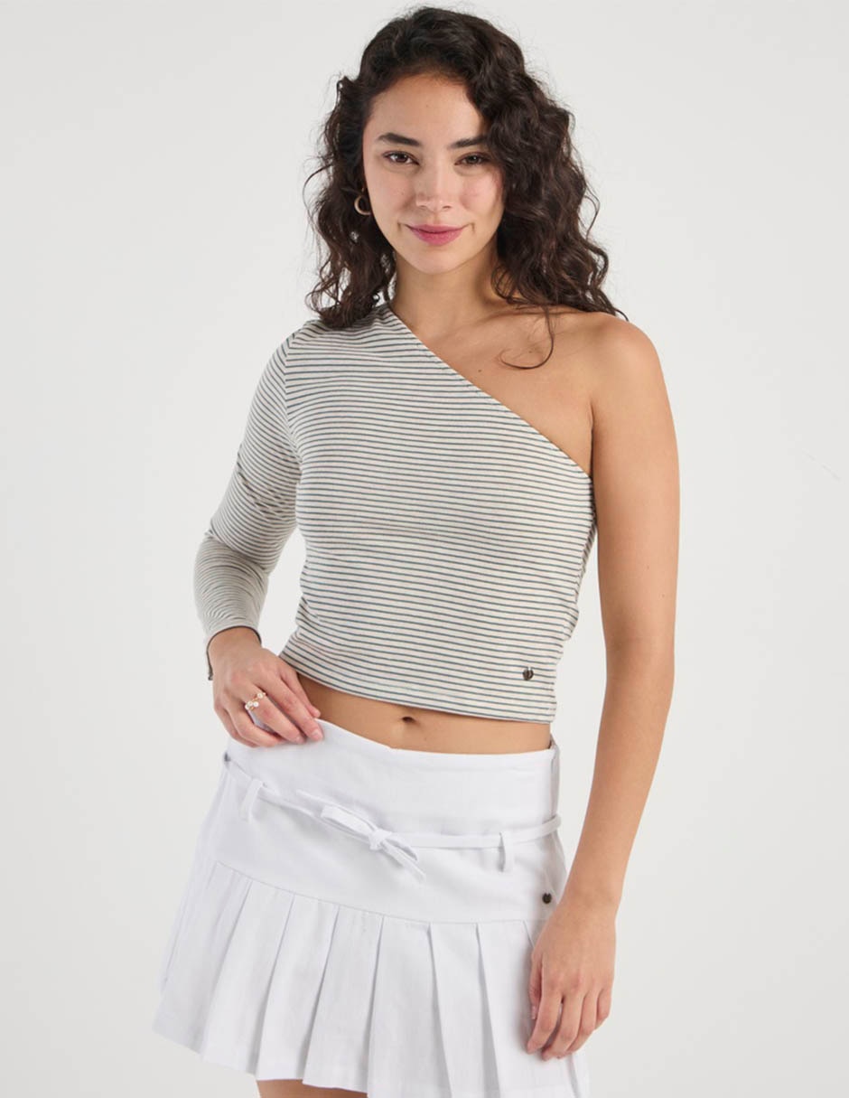 Playera manga corta cuello redondo mujer 5