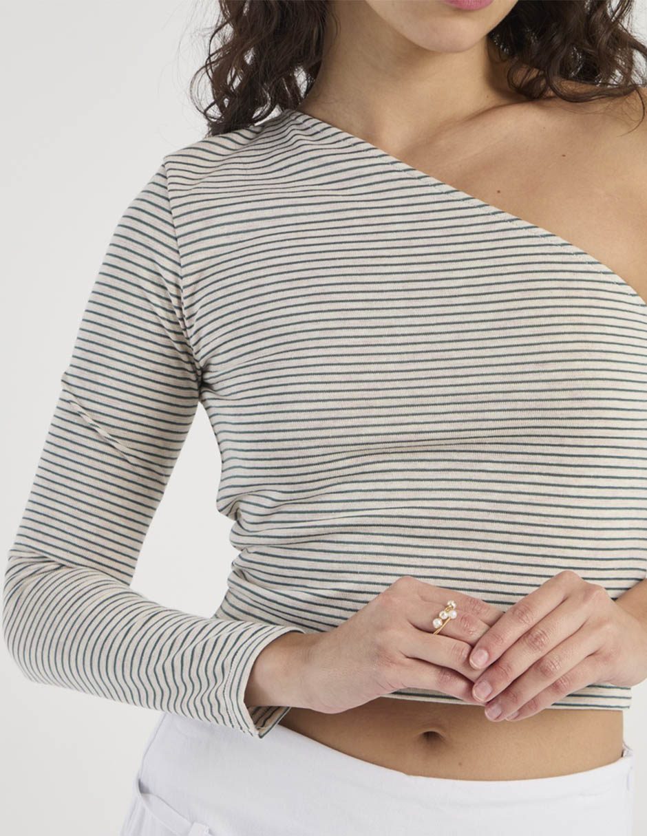 Playera manga corta cuello redondo mujer 2