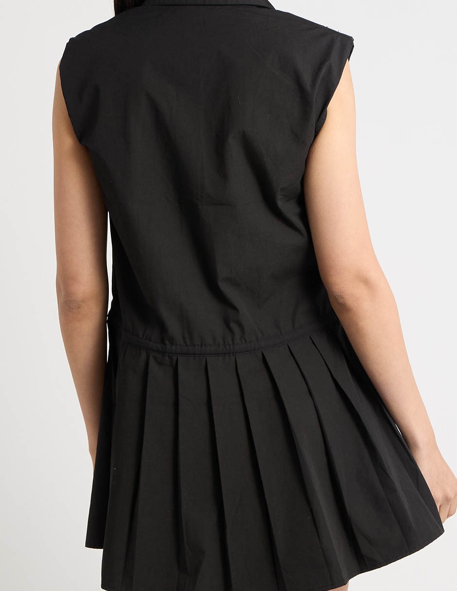 Vestido Mini Casual Coffee Bean Para Mujer