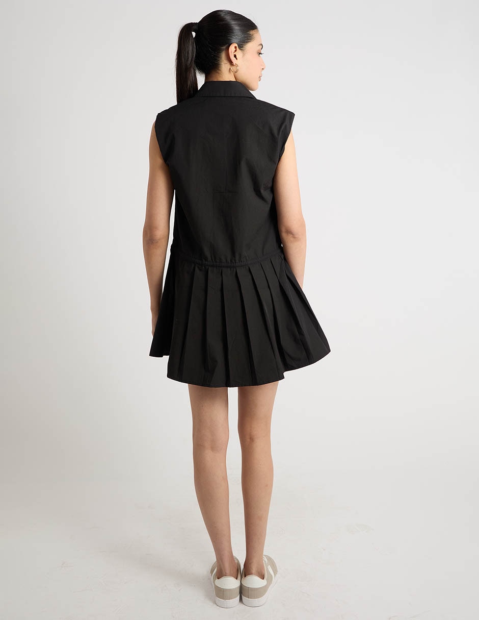 Vestido Mini Casual Coffee Bean Para Mujer