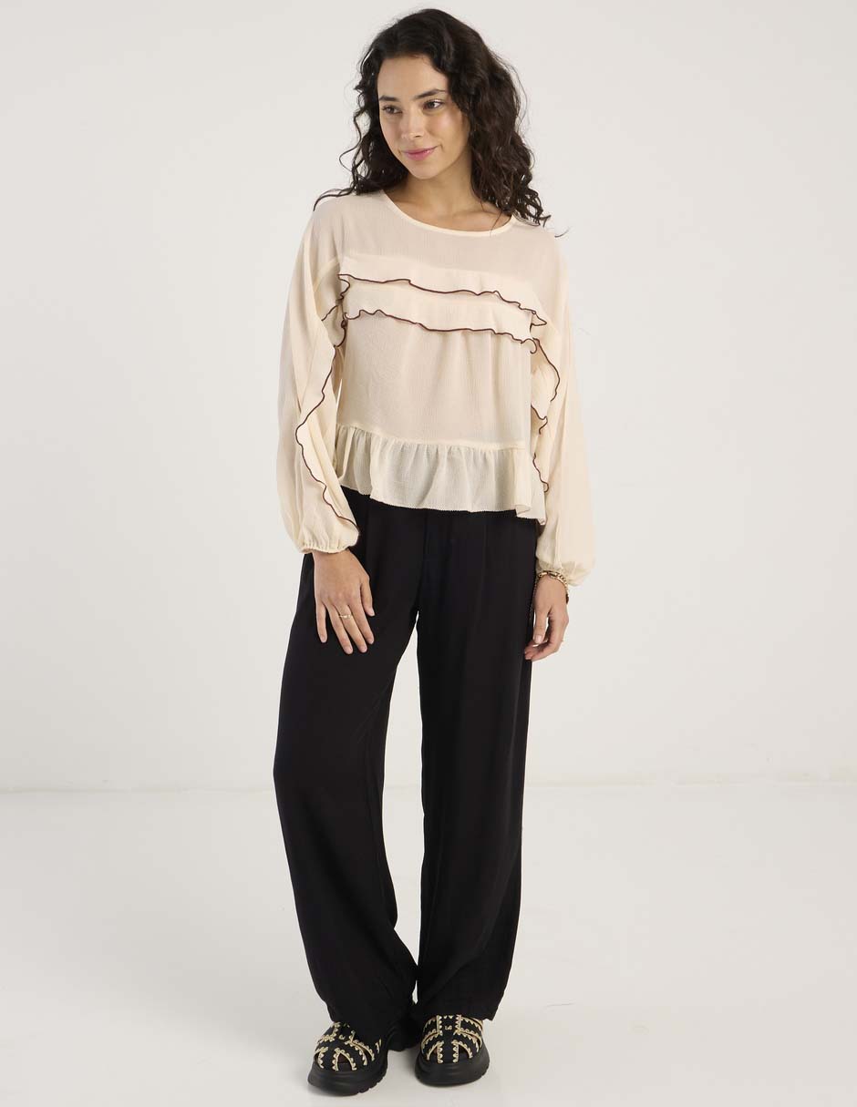 Pantalón wide leg para mujer 1